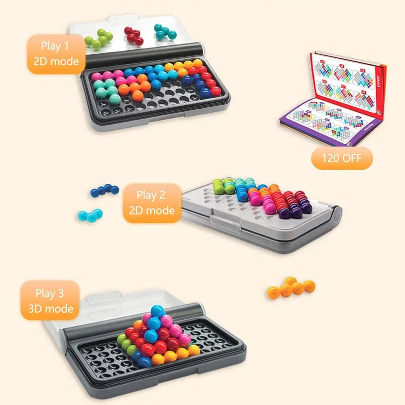 3D Brain Teaser Puzzle Game for Kids
