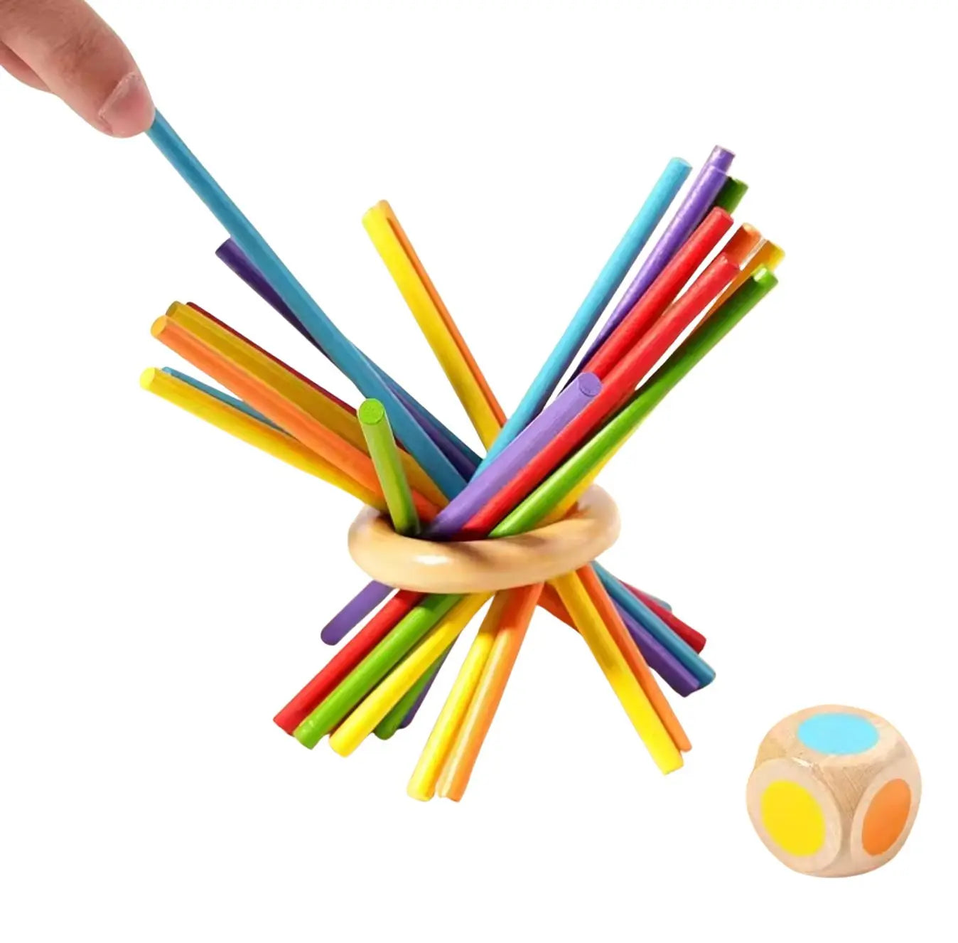 Drop or Not Tower & Pick-Up Sticks Game