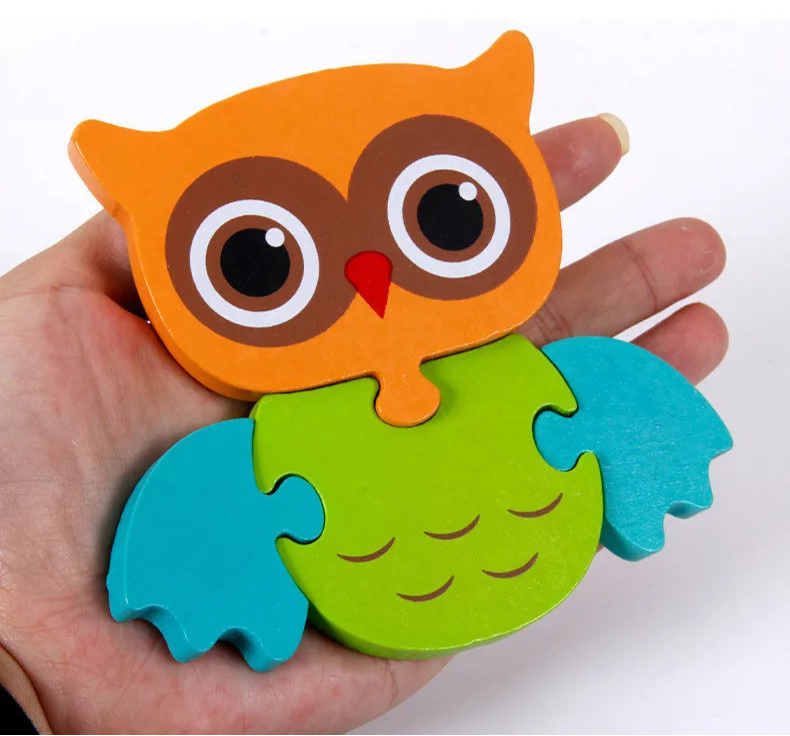 Montessori 3D Wooden Puzzle