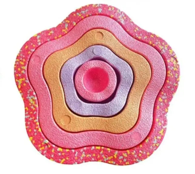 Pink Montessori balance stepping stone detail