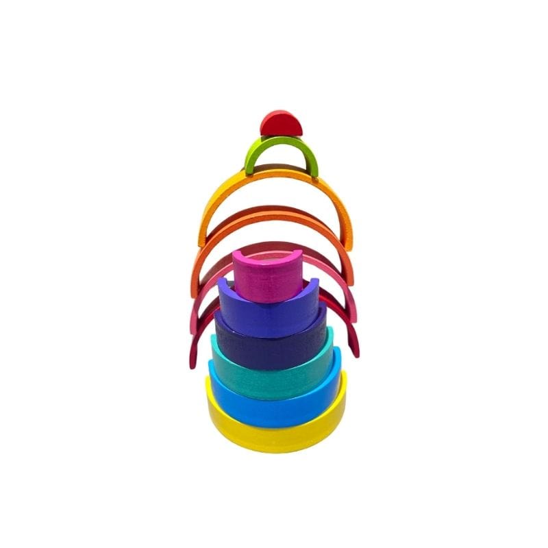 Premium Wooden Rainbow Stacker