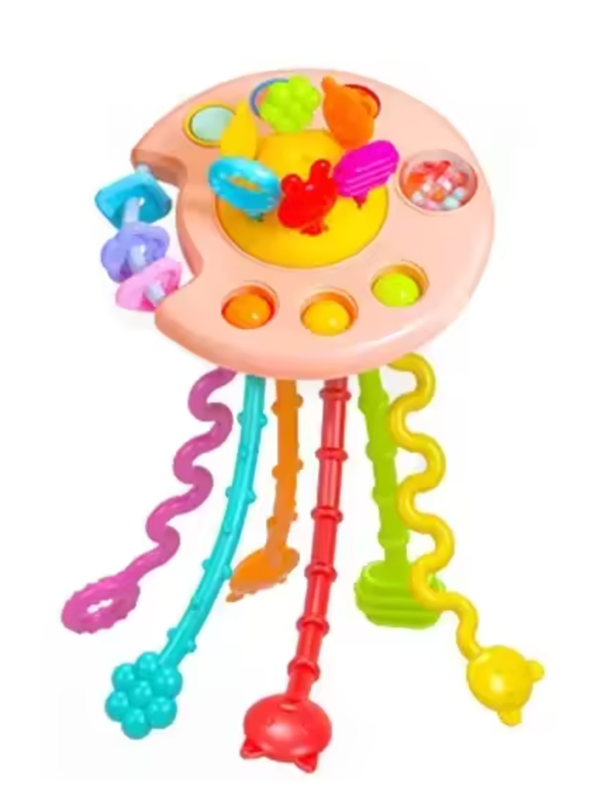 Montessori Sensory Teething Toy | Safe Teether for Babies & Toddlers - Wonder Minds Kids