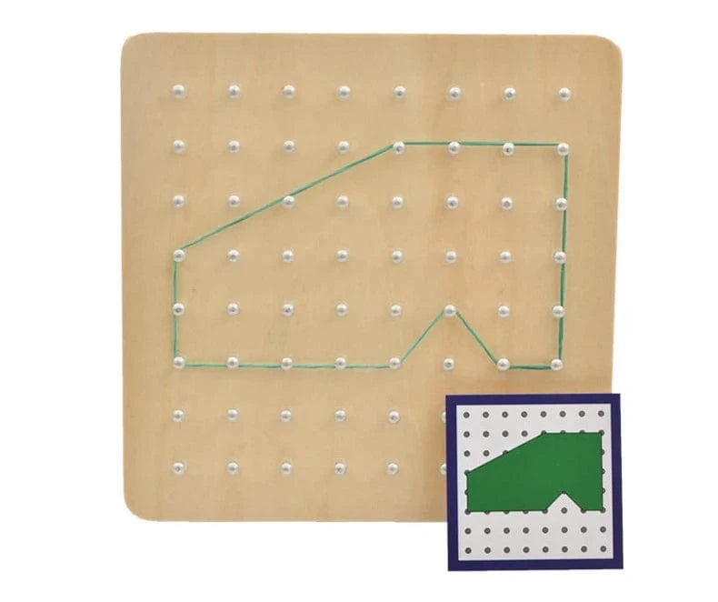 Wooden Geometric Nail Board