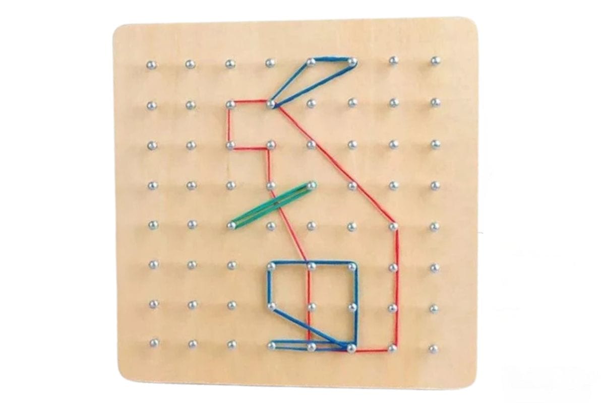 Wooden Geometric Nail Board