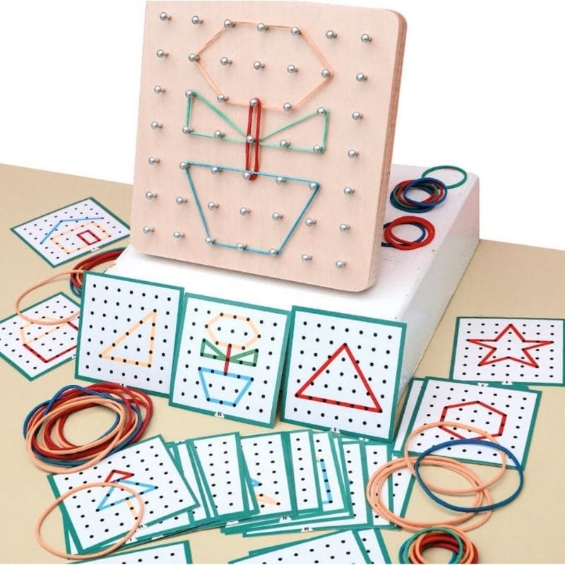 Wooden Geometric Nail Board