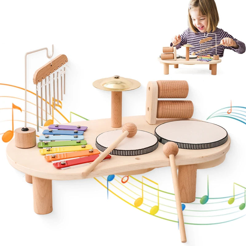 Montessori_Baby_Music_Table_-_Melody_Wonder_Girl_playing