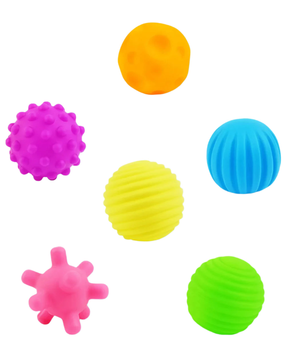 Bright Colourful textured balls