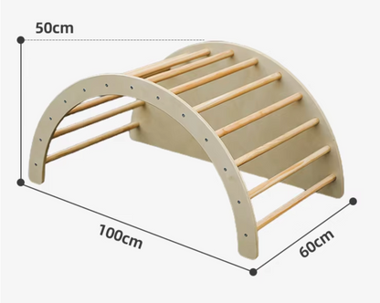 Montessori Climbing Arch dimensions chart