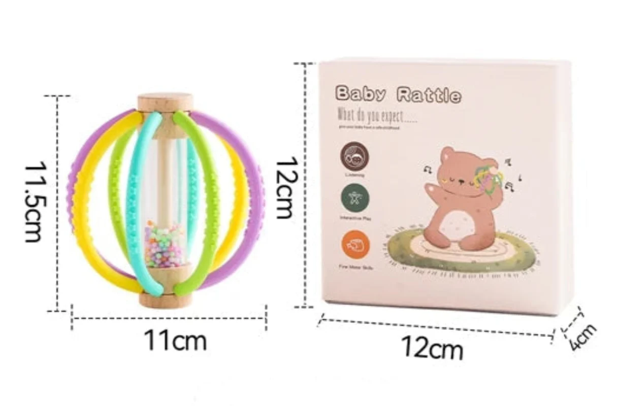 Baby rattle dimensions