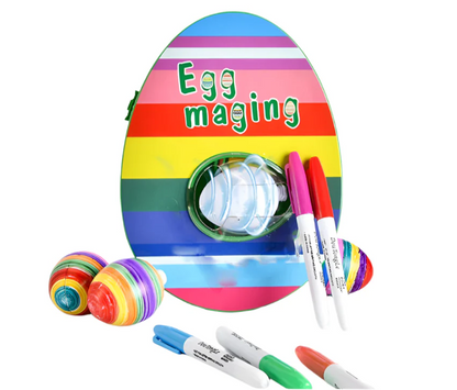 DIY Easter Egg Decorating Kit with spinning machine