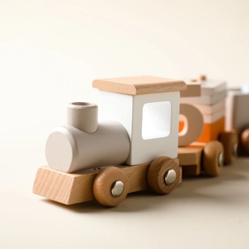 Front Wooden toy train 