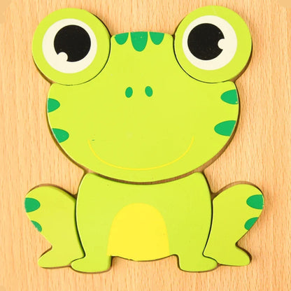 Montessori 3D Wooden Puzzle – Jigsaw for Toddlers 18m+ - Wonder Minds Kids