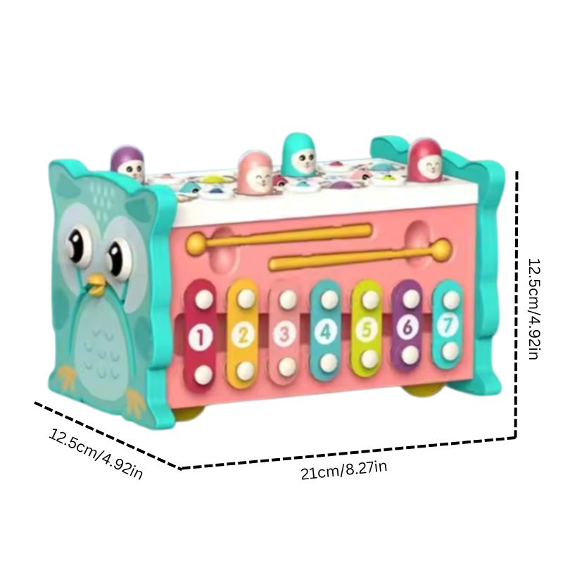 Interactive learning owl dimensions