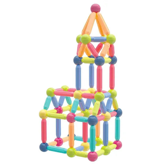 Magnetic Building Rods and Sticks Set – STEAM Construction Toy for Kids Age 3+