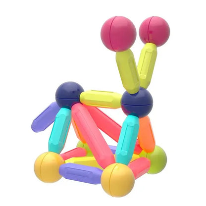 Magnetic Building Rods and Sticks Set – STEAM Construction Toy for Kids Age 3+