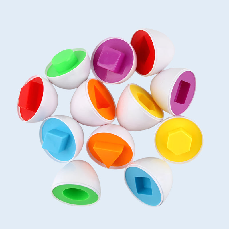 Matching Eggs Sensory Toy Shapes