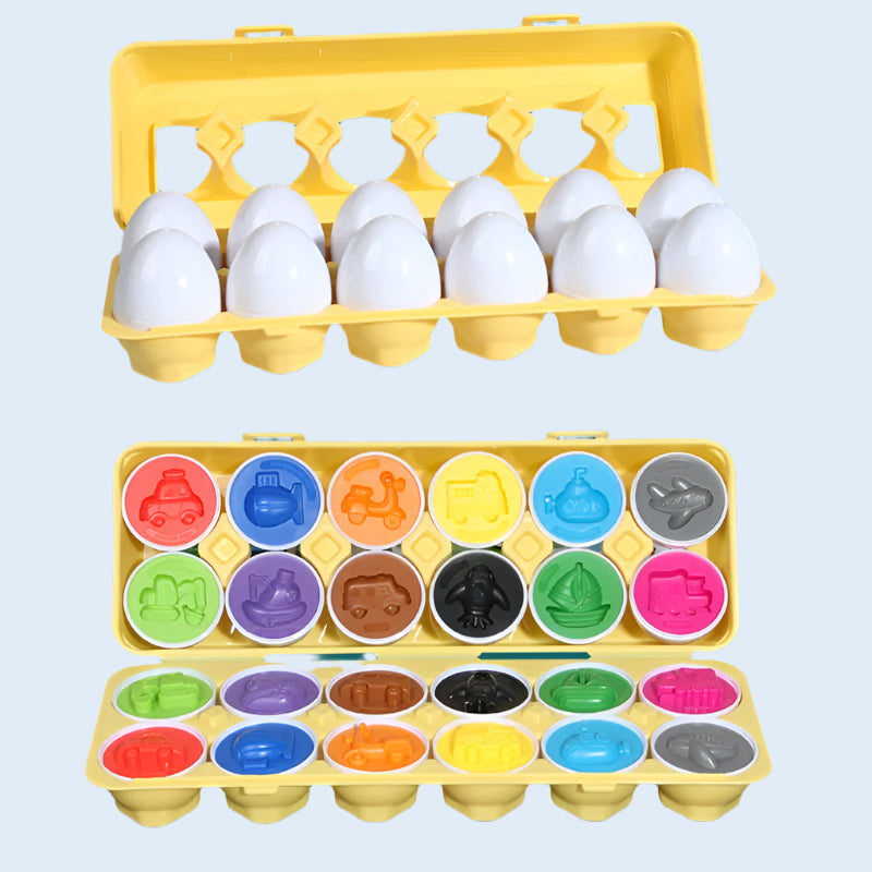 Matching Eggs Sensory Toy Transportation