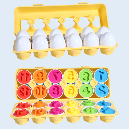 Matching Eggs Sensory Toy egg number