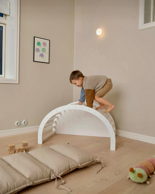Montessori Climbing Arch Climbing White
