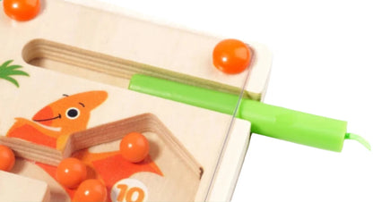 Montessori Magnetic Maze stylus storage