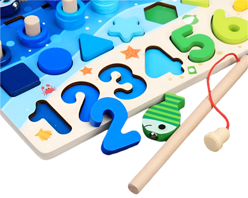 Montessori Smart Game Board number fish