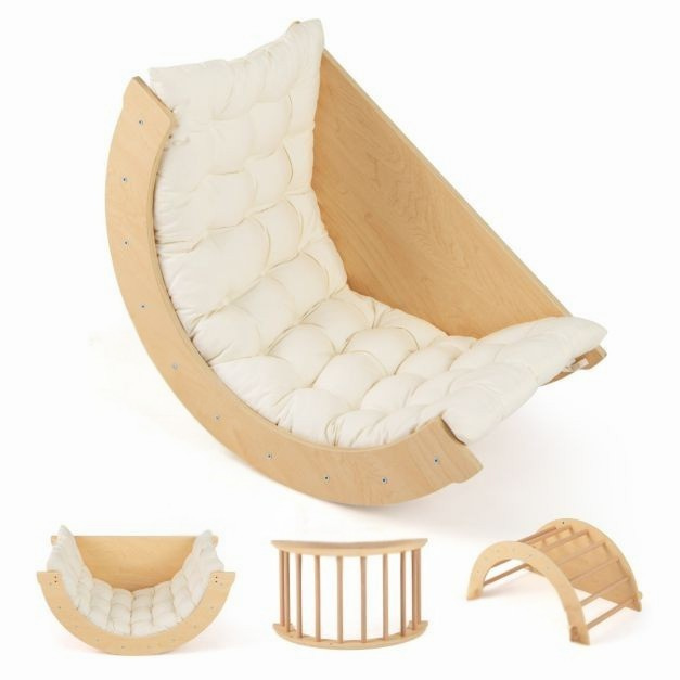 Montessori Climbing Arch wooden play gym
