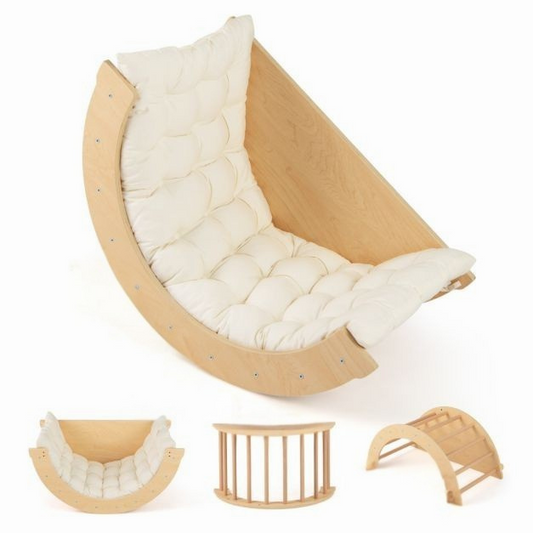 Montessori Climbing Arch wooden play gym
