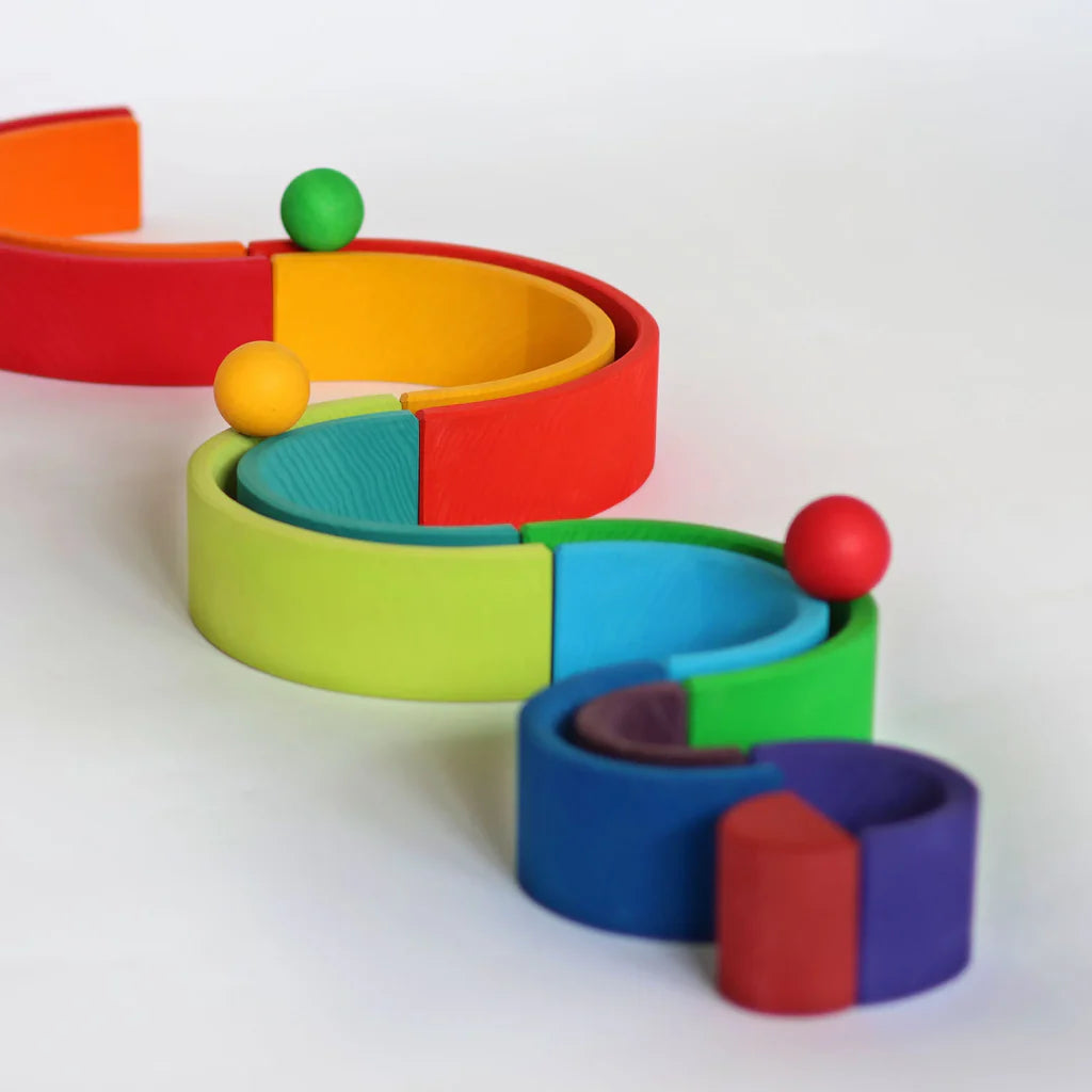 Complete Montessori rainbow play system bundle