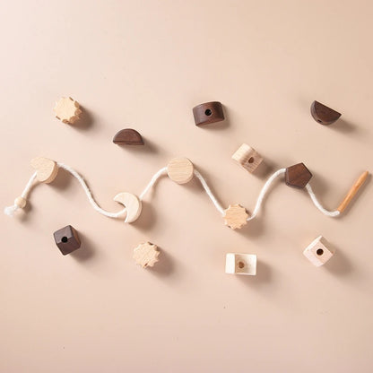 Montessori Lacing Beads & Seesaw Balance - Wonder Minds Kids