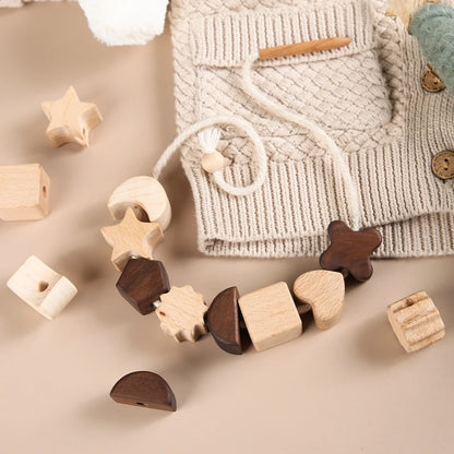 Montessori Lacing Beads & Seesaw Balance - Wonder Minds Kids