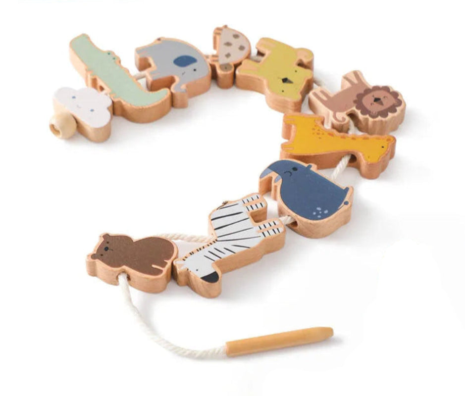 Montessori Lacing Beads & Seesaw Balance - Wonder Minds Kids
