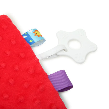 TaggieTouch Baby Blanket chewable tags and edges