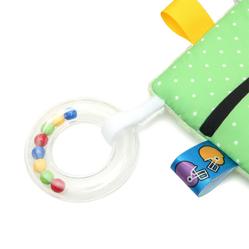 TaggieTouch Baby Blanket soft fabric and sensory tags