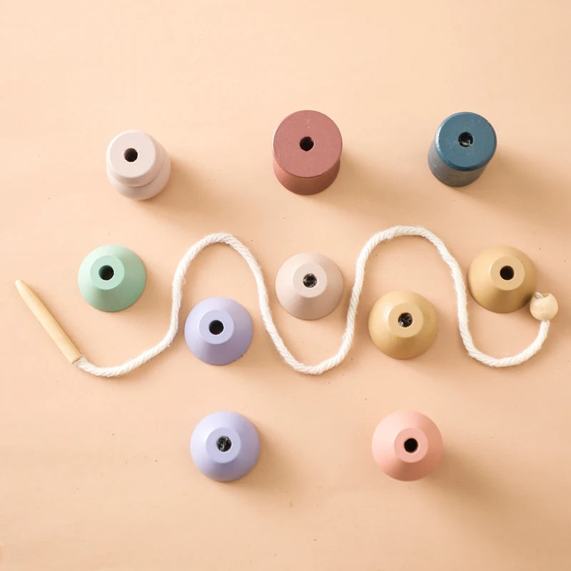 Montessori Lacing Beads & Seesaw Balance - Wonder Minds Kids