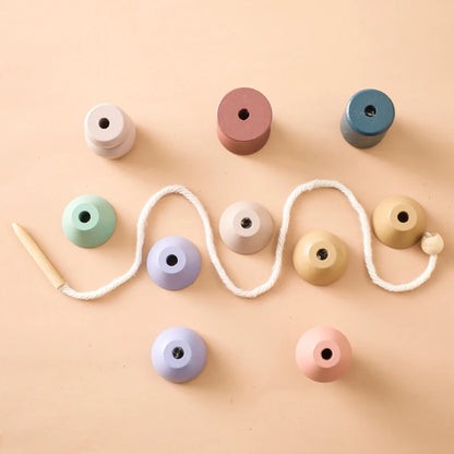 Montessori Lacing Beads & Seesaw Balance - Wonder Minds Kids
