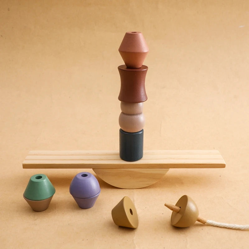 Montessori Lacing Beads & Seesaw Balance - Wonder Minds Kids