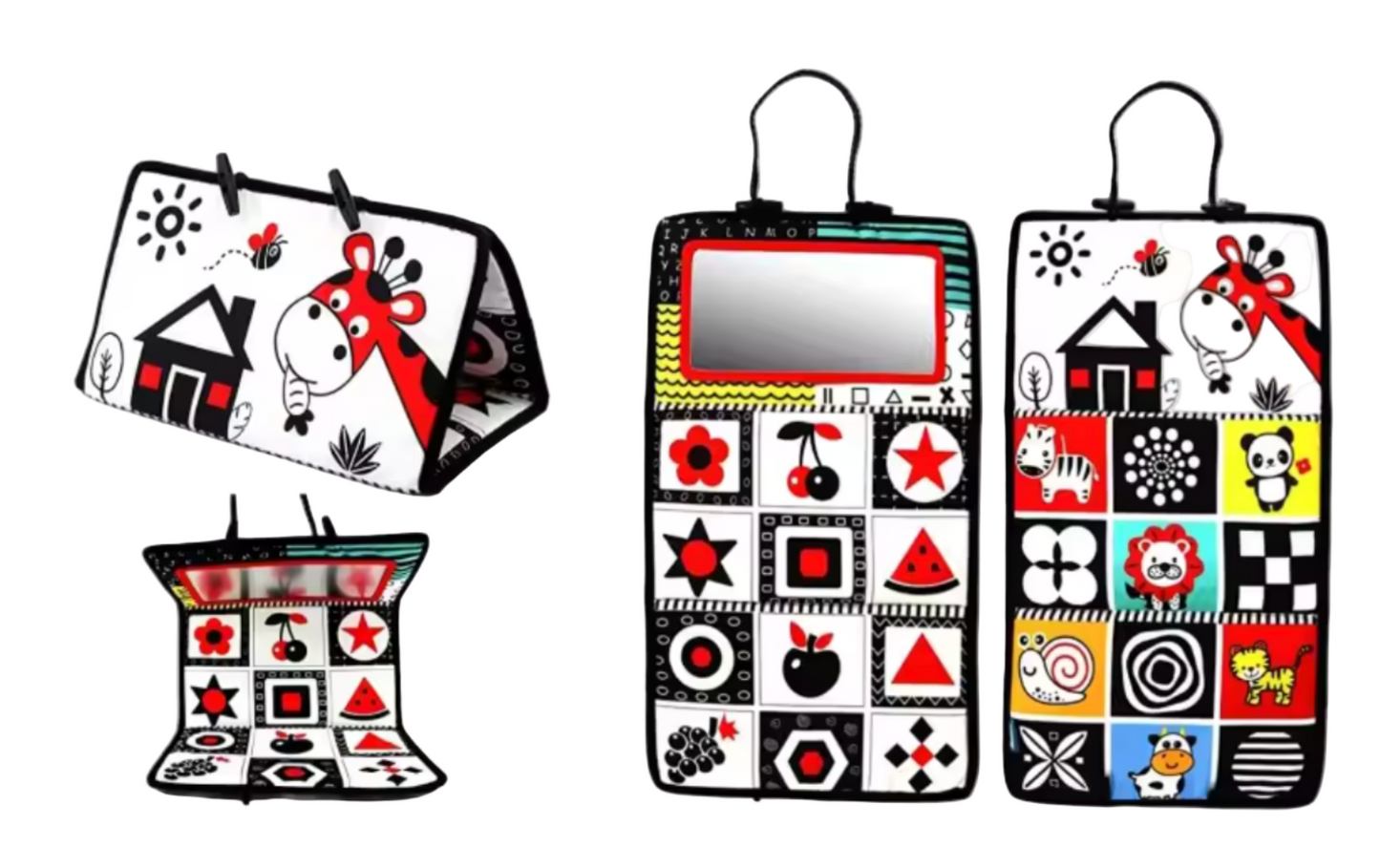 Tummy Time Discovery Mirror Book