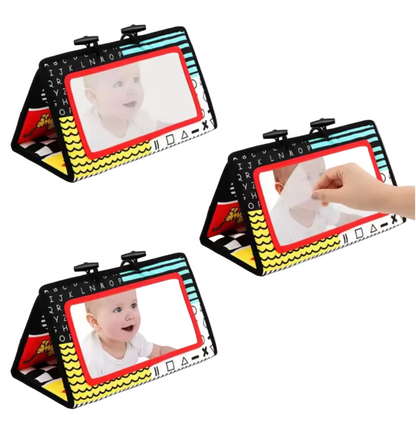 Tummy Time Discovery Mirror Book