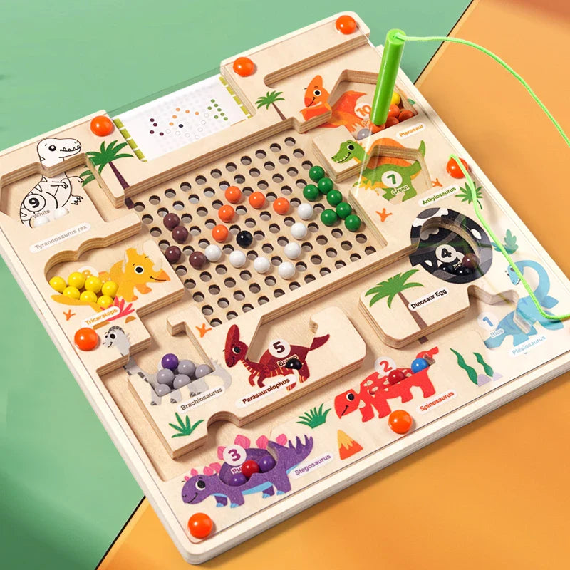 Montessori Magnetic Maze fine motor activity