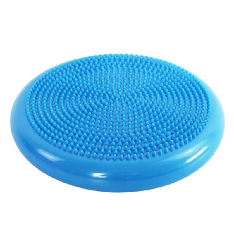 Sensory Wobble Cushion in blue with textured surface for focus and calm