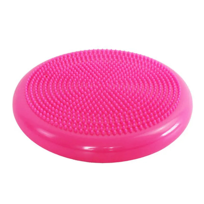 Sensory Wobble Cushion in pink with textured surface for focus and calm