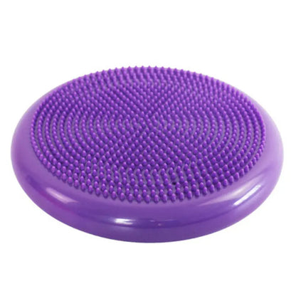 Sensory Wobble Cushion in purple with textured surface for active seating