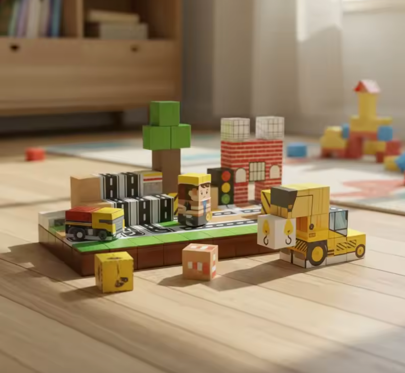 Site Construction Toy building blocks 