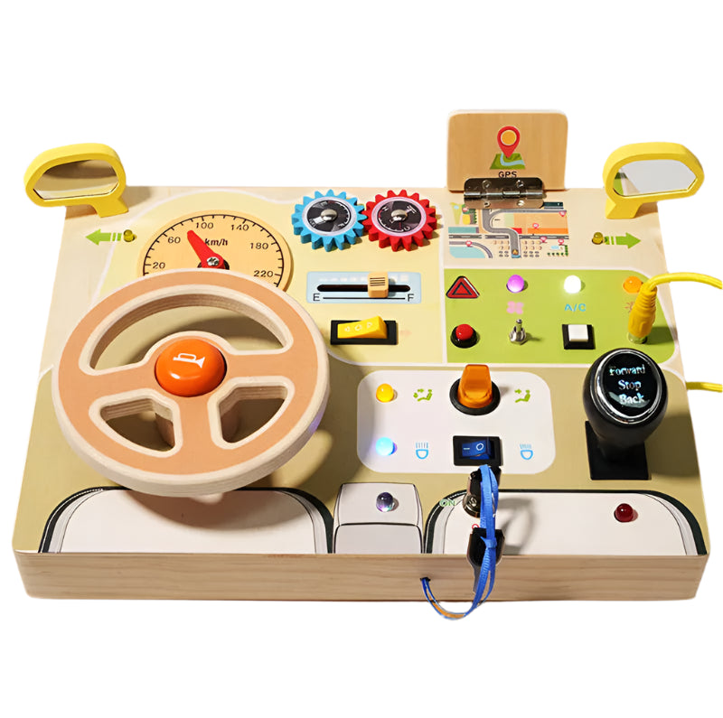 Steering Wheel Busy Board - Wonder Minds Kids