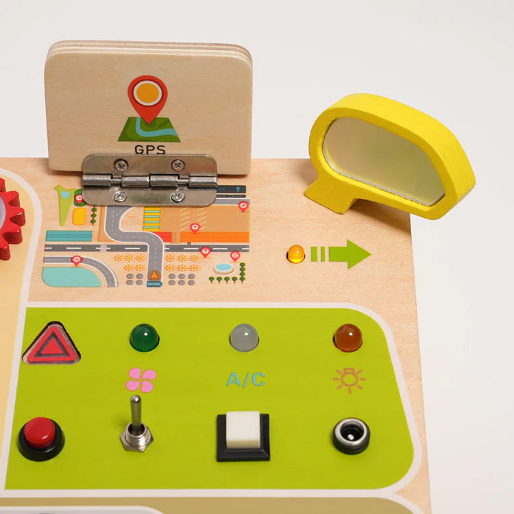Steering Wheel Busy Board - Wonder Minds Kids