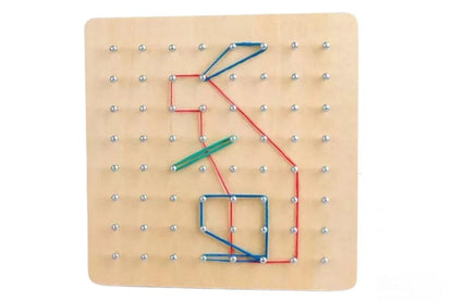 Wooden Geometric Nail Board