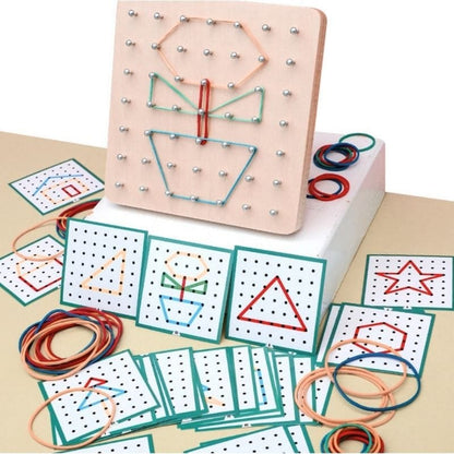 Wooden Geometric Nail Board