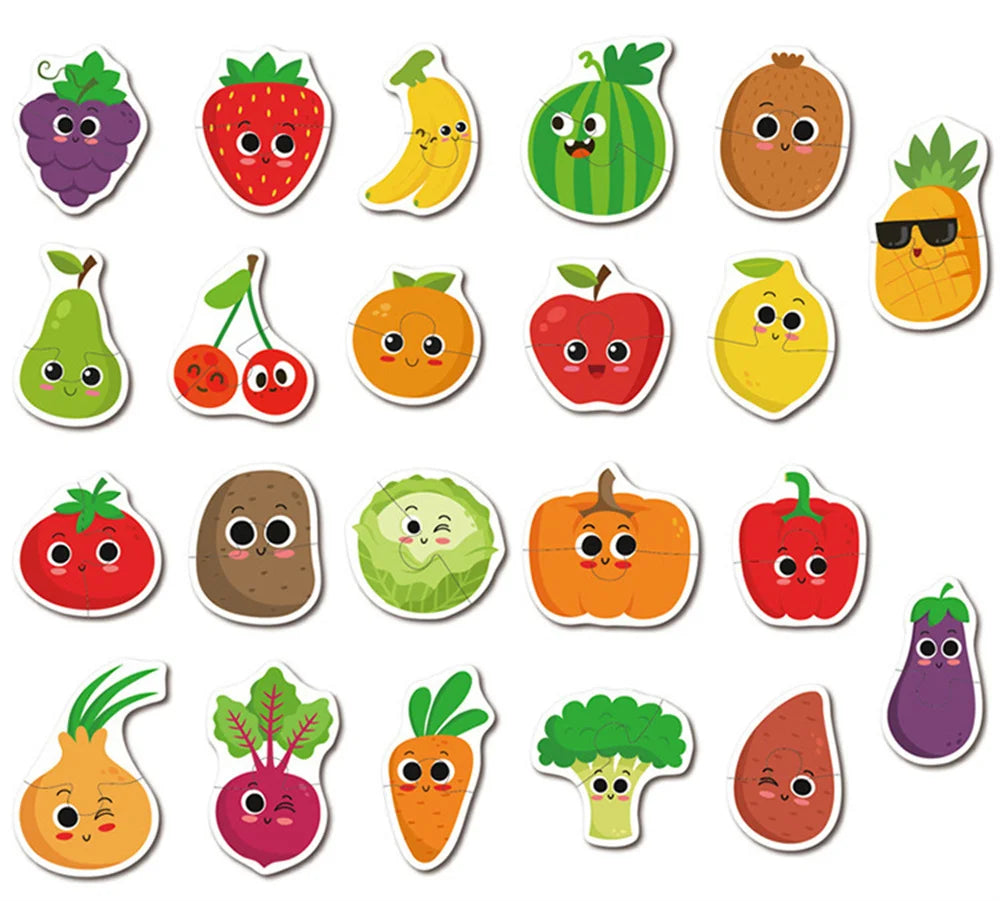 Wooden_Matching_Puzzles_Game_fruits and vegetables