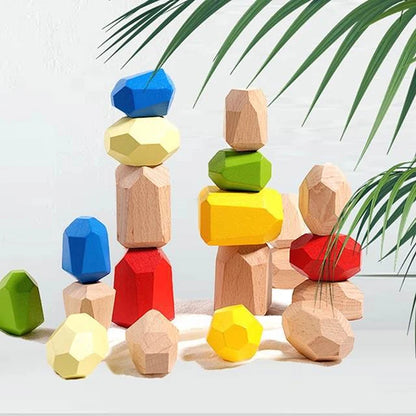 Wooden Stacking Stones