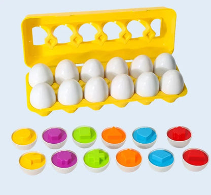 Montessori matching eggs learning toy for toddlers